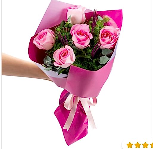 PEMBE GÜL BUKETİ