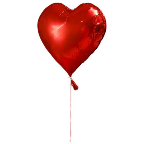 Uçan Kalp Balon