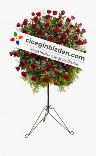 Kırmızı Güllerden Hazırlanmış Ferforje