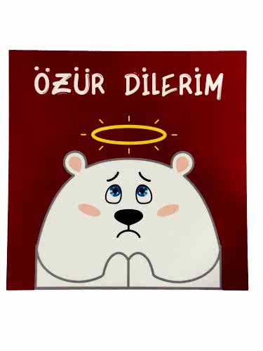 Özür Dilerim Gif Kart
