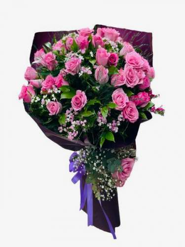 41`li Pembe Gül Buketi