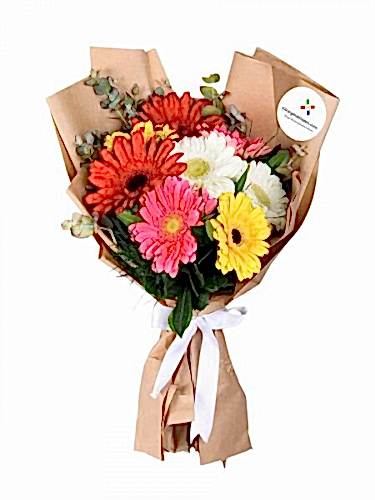 Renkli Gerbera Buketi